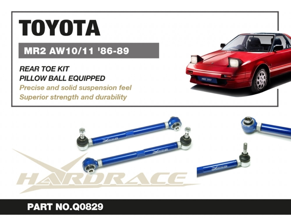 Hardrace Rear Toe Kit w/Pillow Ball