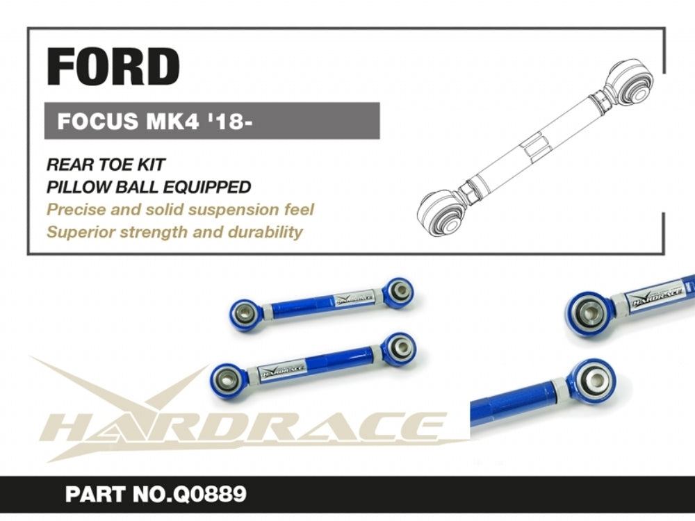 Hardrace Rear Toe Kit w/Pillow Ball