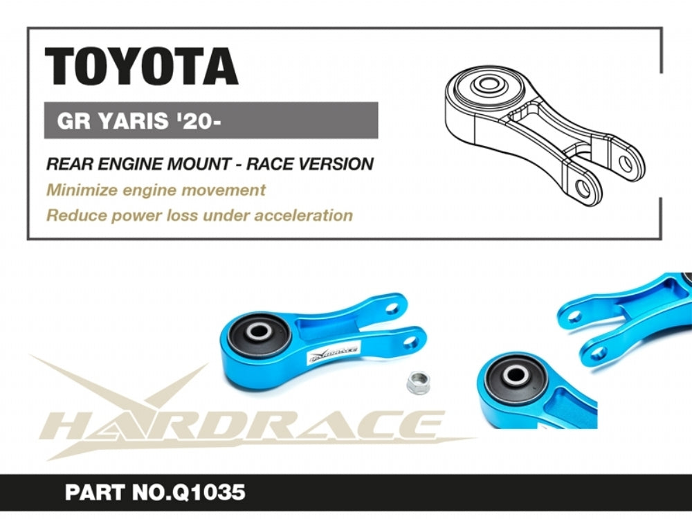 Hardrace Reinforced Billet Rear Engine Mount