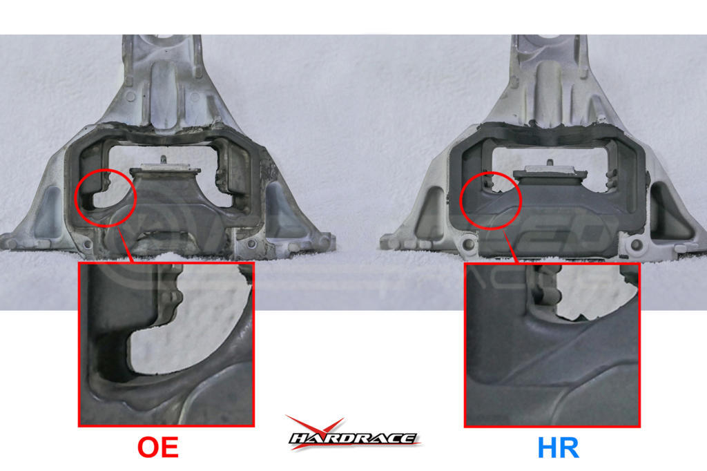 Hardrace Hardened Transmission Mount Left Hand Side