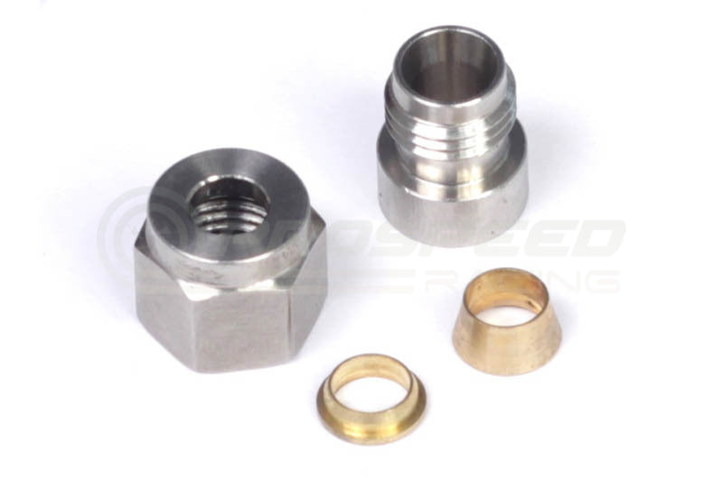 Haltech 1/4" Stainless Steel Weld-On Kit - Inc Nut And Ferrule HT-010812 | Pro Speed Racing