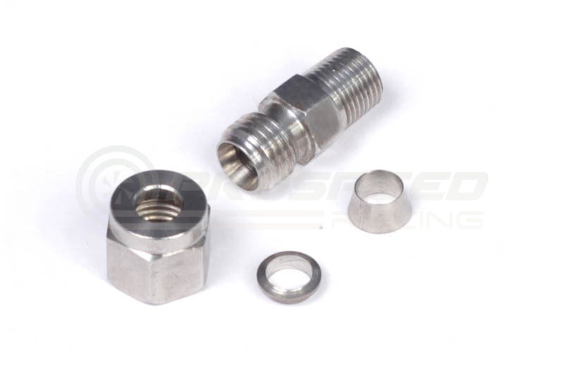 Haltech 1/4" Stainless Compression Fitting Kit - 1/8â€" NPT Thread HT-010813 | Pro Speed Racing