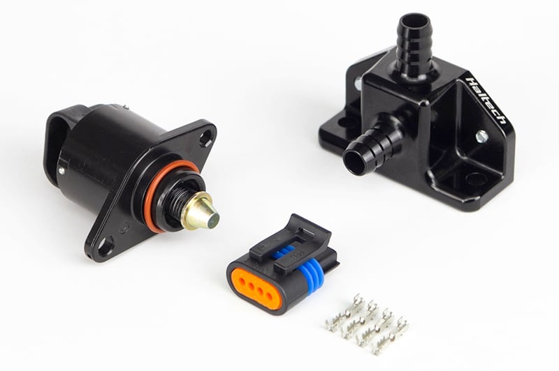 Haltech Idle Air Control Kit - Billet 2 Port Housing With 2 Screw Style Motor HT-020305