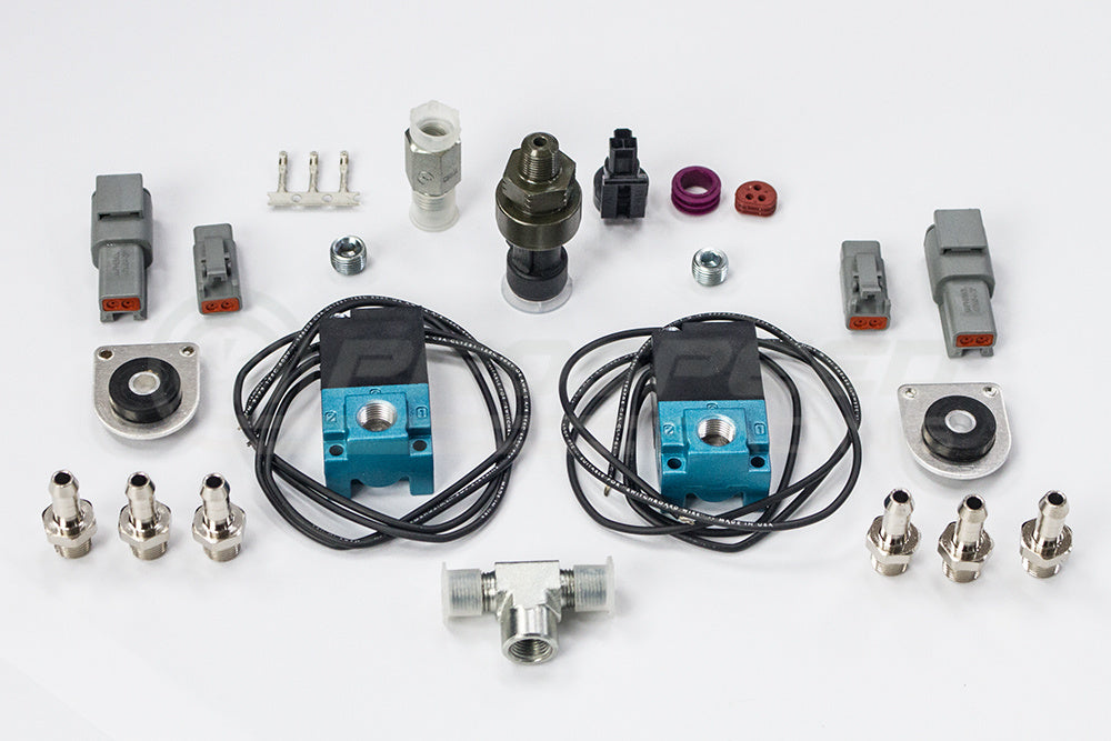 Haltech CO2 Boost Control Dual Solenoid & Pressure Sensor Kit HT-020402 | Pro Speed Racing