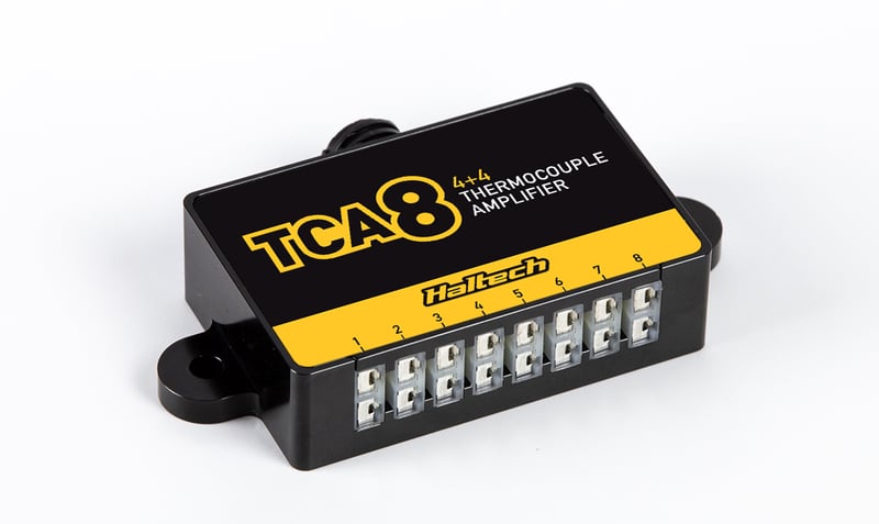 Haltech TCA-8 (4+4) Eight Channel Thermocouple Amplifier Programmed as TCA-4A and TCA-4B HT-059908