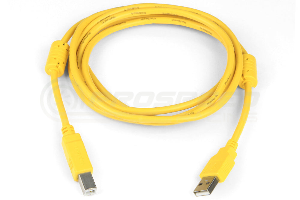 Haltech USB Connection Cable USB A to USB B Yellow - 2m HT-070020 | Pro Speed Racing