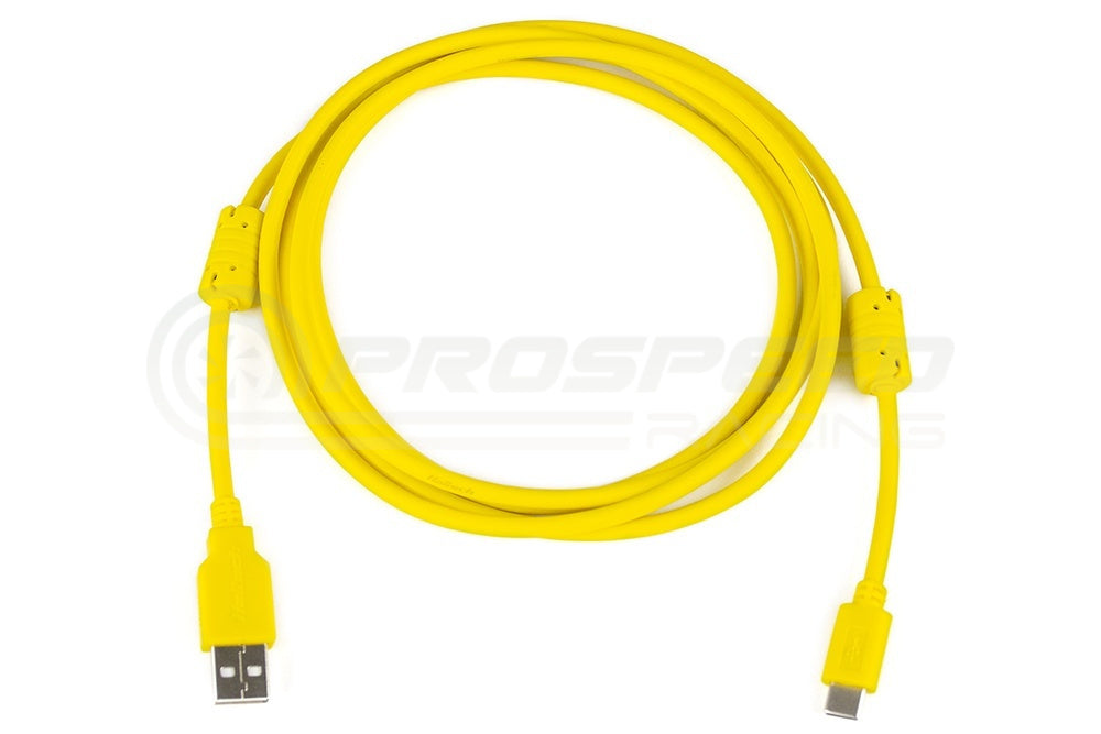 Haltech USB Connection Cable USB A to USB C Yellow - 2m HT-070021 | Pro Speed Racing