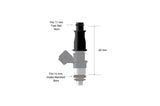Haltech Fuel Injector Adapter - 11mm 1/2 to Full Length