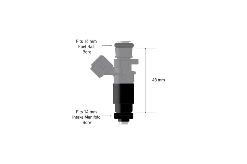 Haltech Fuel Injector Adapter - Nissan Base