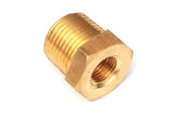 Haltech 1/8" NPTF to 3/8" NPTF Brass Adaptor - 20mm Length HT-120000 | Pro Speed Racing
