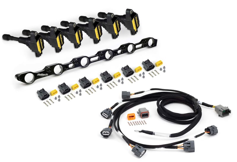 Haltech R35 Coil Conversion Kit Incl. Bracket , Coils, Connectors & Harness Toyota 1JZ/2JZ HT-120201