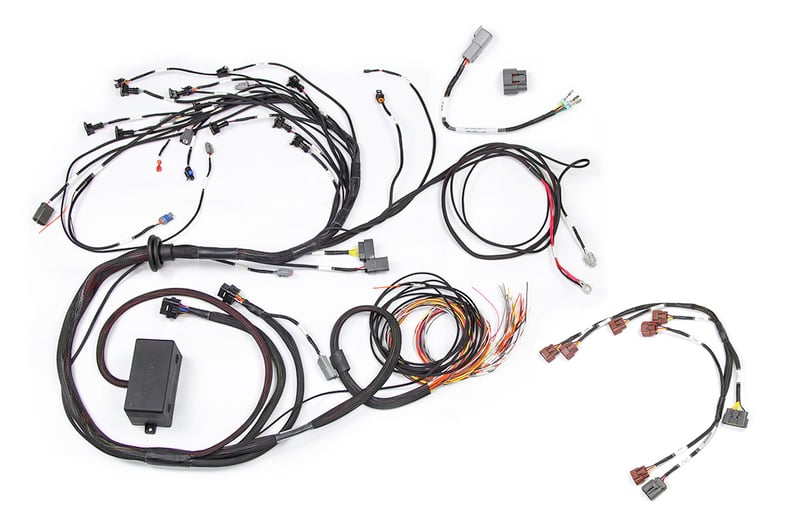 Haltech Elite 2000/2500 Terminated Engine Harness w/CAS Harness Nissan RB Twin Cam w/ Series 1 Ignition Type Sub Harness HT-141230