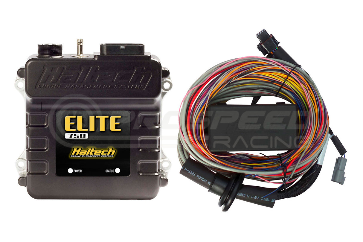 Haltech Elite 750 Universal Wire-In ECU w/2.5m Premium Universal Wire-In Harness HT-150604