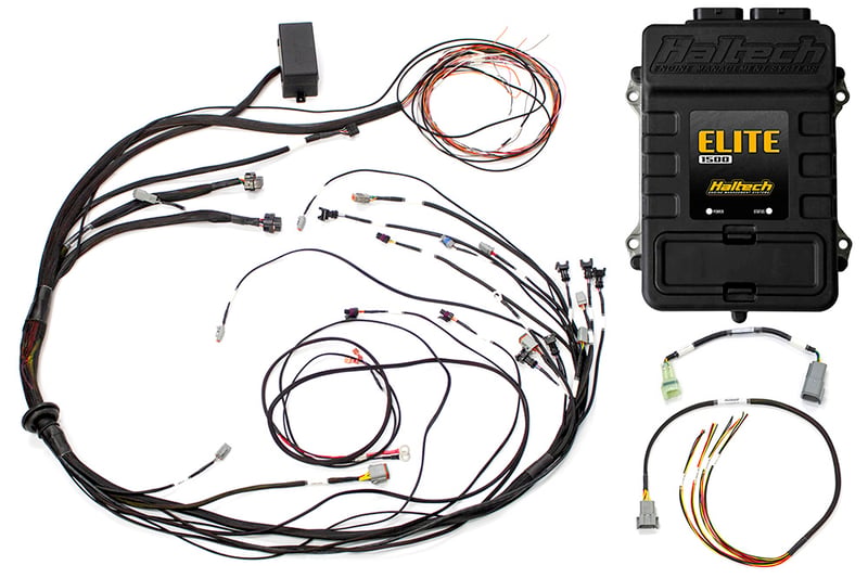 Haltech Elite 1500 + CAS w/ Flying Lead Ignition Terminated Harness Kit Mazda 13B Series 4-5 HT-150975