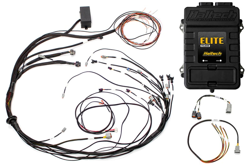 Haltech Elite 1500 + CAS w/ Flying Lead Ignition Terminated Harness Kit Mazda 13B Series 6-8 HT-150985