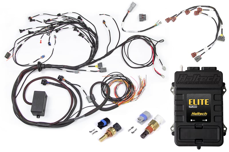 Haltech Elite 2500 + Terminated Engine Harness Nissan RB Twin Cam w/ Series 1 Ignition Type Sub Harness HT-151308