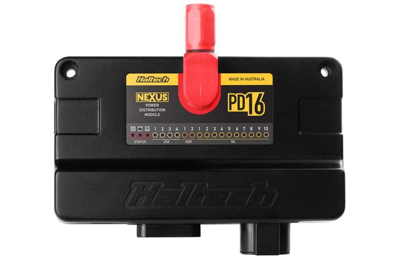 Haltech PD16 Power Distribution Module + Flying Lead Harness (5m)