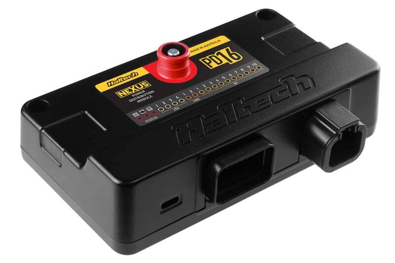 Haltech PD16 Power Distribution Module + Flying Lead Harness (5m)