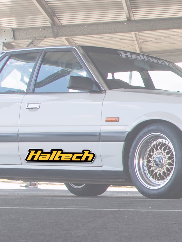 Haltech Logo Colour Sticker - 600mm (24