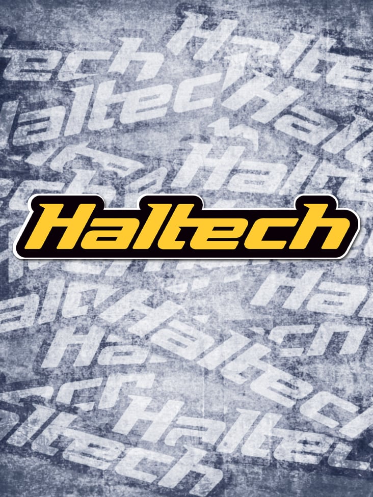 Haltech Logo Colour Sticker Yellow - 280mm (11") HT-300109