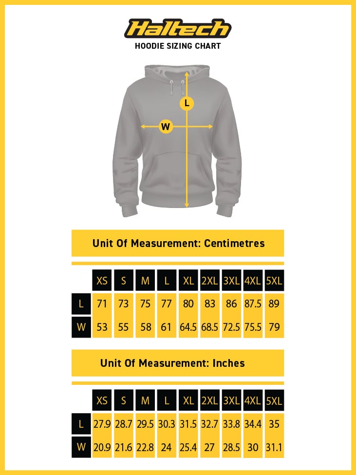 Haltech "Classic" Hoodie Yellow