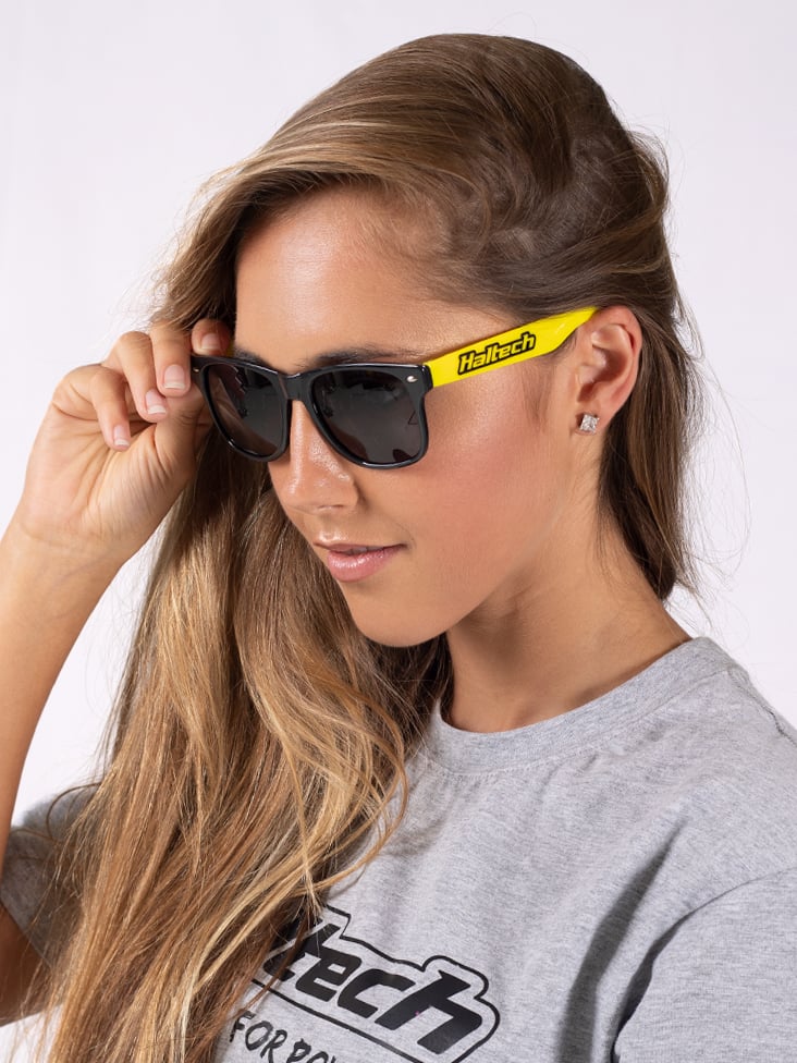 Haltech Sunglasses Black and Yellow HT-309036