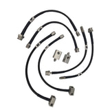 Hosetechnik Braided Brake Line Kit Nissan 370Z 09-19 HT-NIS-6-008S-BLACK