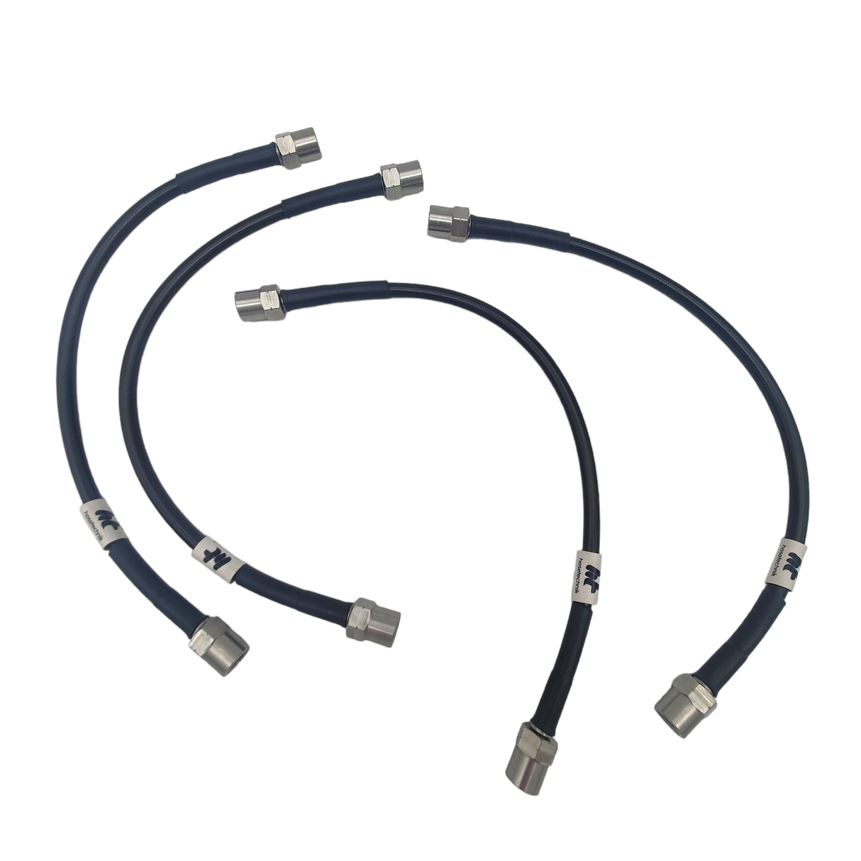 Hosetechnik Braided Brake Line Kit Porsche Cayman GTS 981 HT-POR-4-022-BLACK