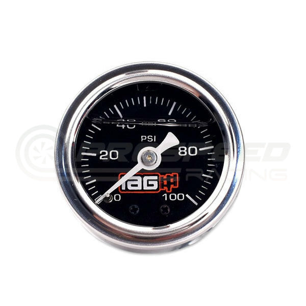 IAG Performance 0-100 PSI Liquid Filled Fuel Pressure Gauge - Black Face IAG-AFD-2050 | Pro Speed 