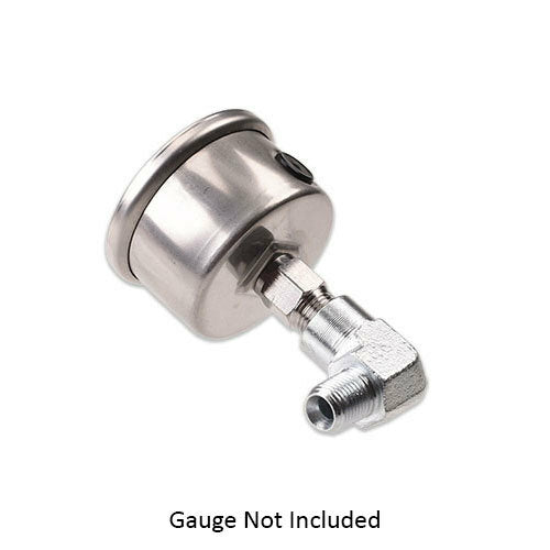 IAG Performance 90 Degree 1/8 inch NPT Male to Female Zinc Plated Fitting