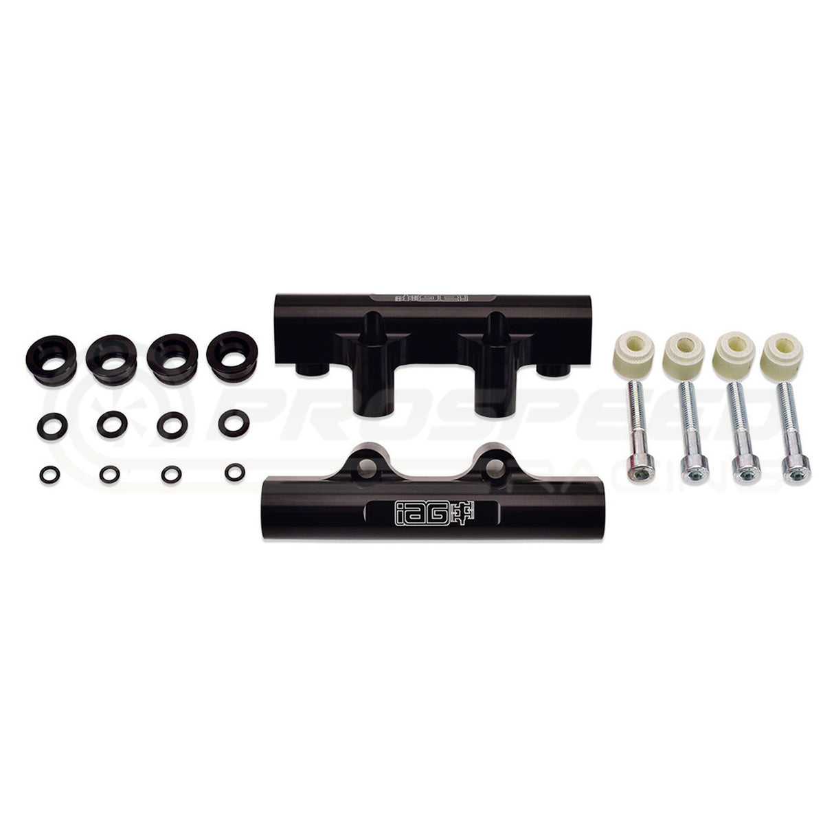 IAG Performance Side Feed Top Feed Conversion Fuel Rails - Subaru FXT 03-05/LGT 04-06 IAG-AFD-2132BK