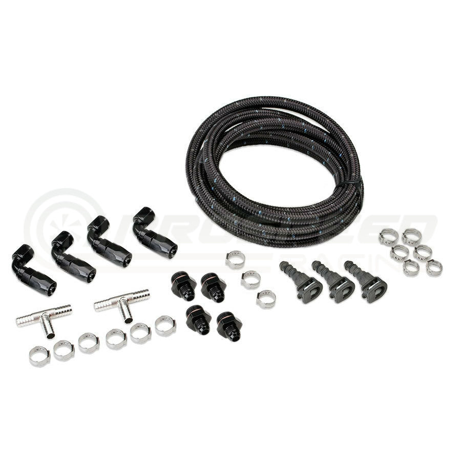 IAG Performance Braided Fuel Line & Fitting Kit - Subaru WRX 01-14/STI 01-20/FXT 05-13 IAG-AFD-2200