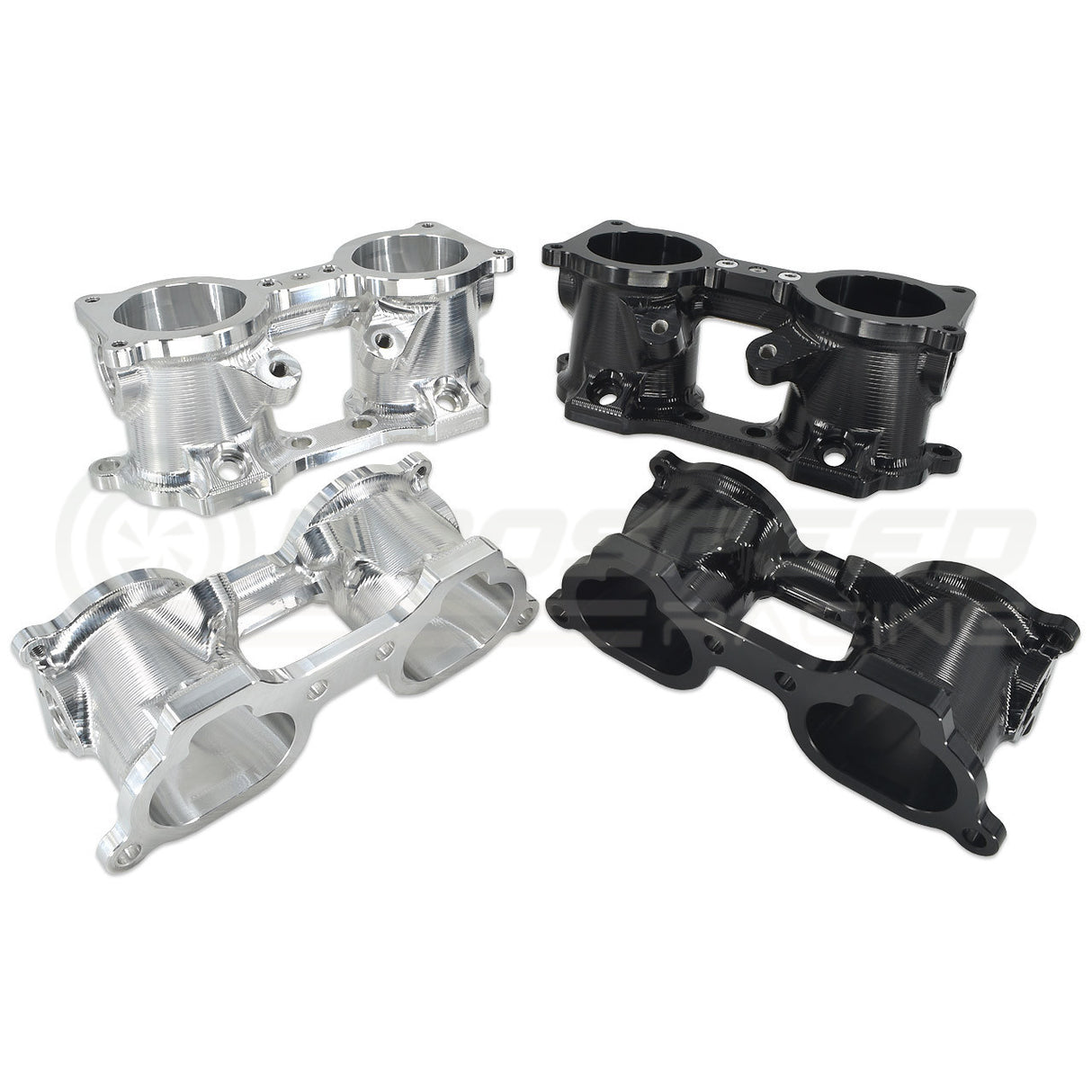 IAG Performance V3 Top Feed TGV Housings w/Butterfly Pass Thru - Subaru WRX 06-14/STI 06-21/FXT