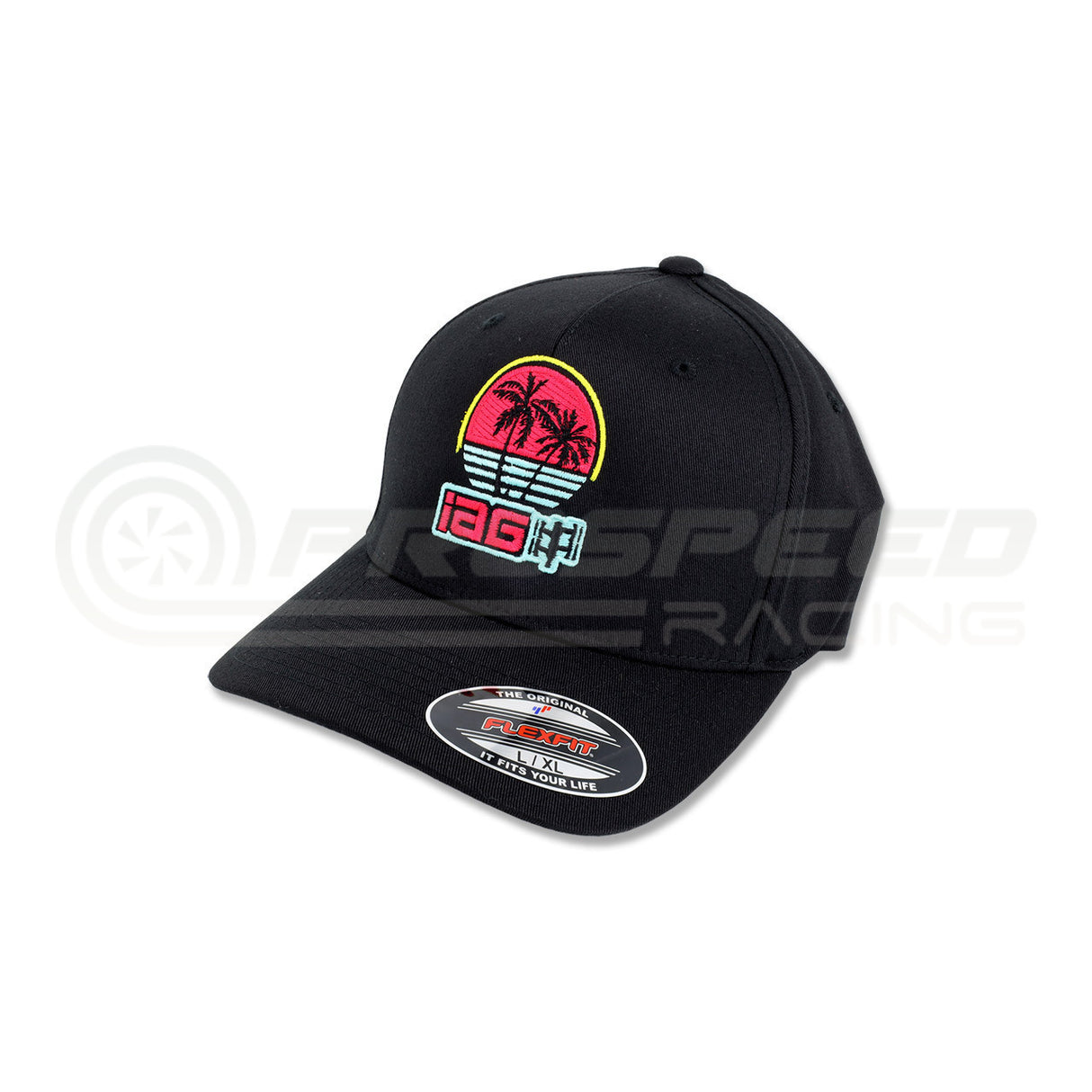 IAG Performance Miami Logo Embroidered Black Flexfit Cap IAG-APP-2064 | Pro Speed Racing