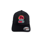 IAG Performance Miami Logo Embroidered Black Flexfit Cap