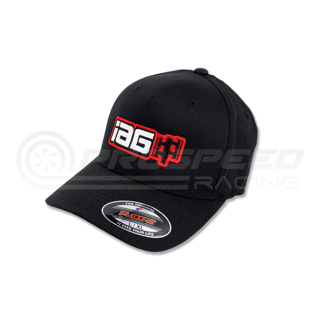 IAG Performance Boxer Logo Embroidered Black Flexfit Cap IAG-APP-2065 | Pro Speed Racing