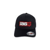IAG Performance Boxer Logo Embroidered Black Flexfit Cap