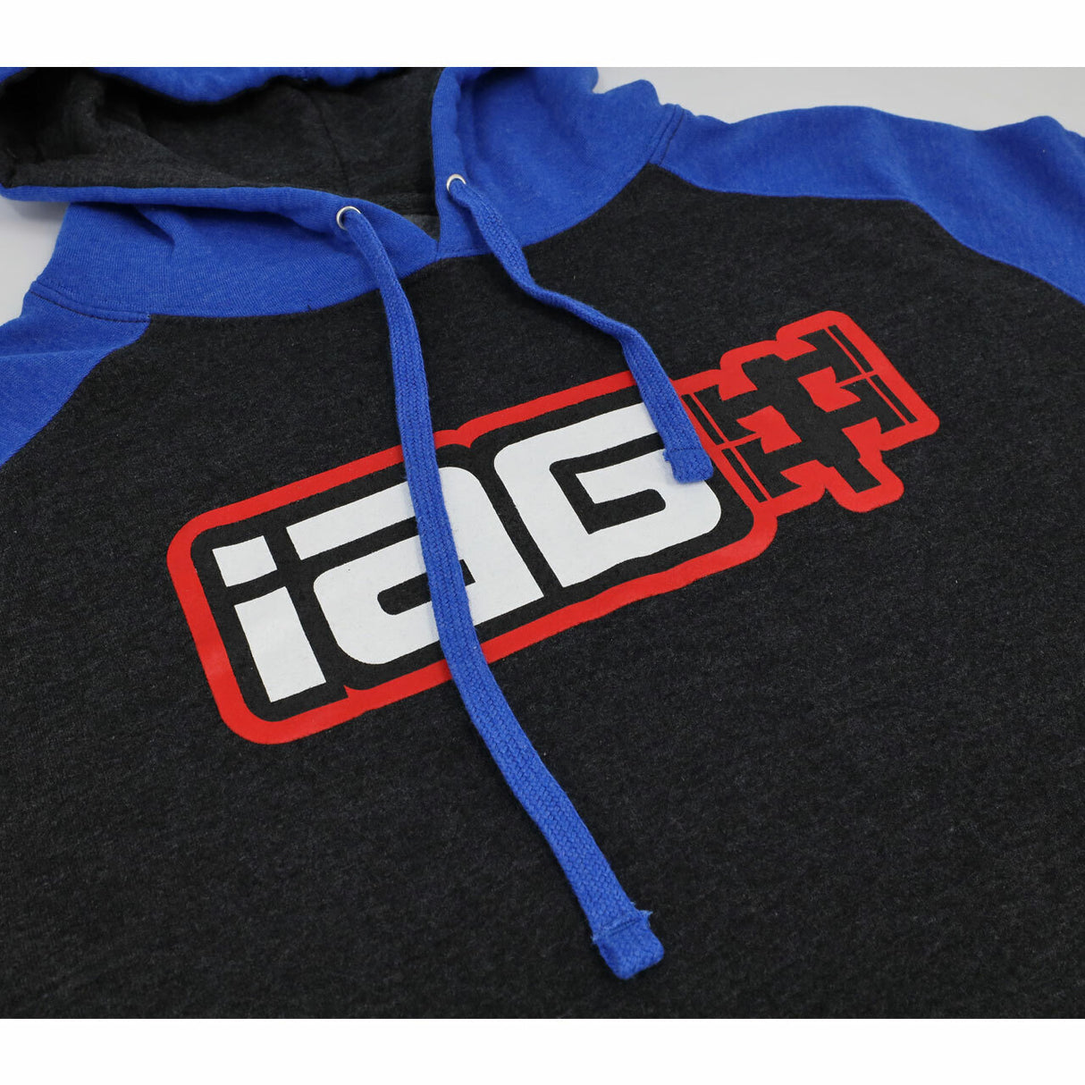 IAG Performance Boxer Logo Black/Blue Hoodie