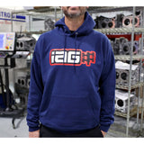 IAG Performance Boxer Logo Navy Hoodie