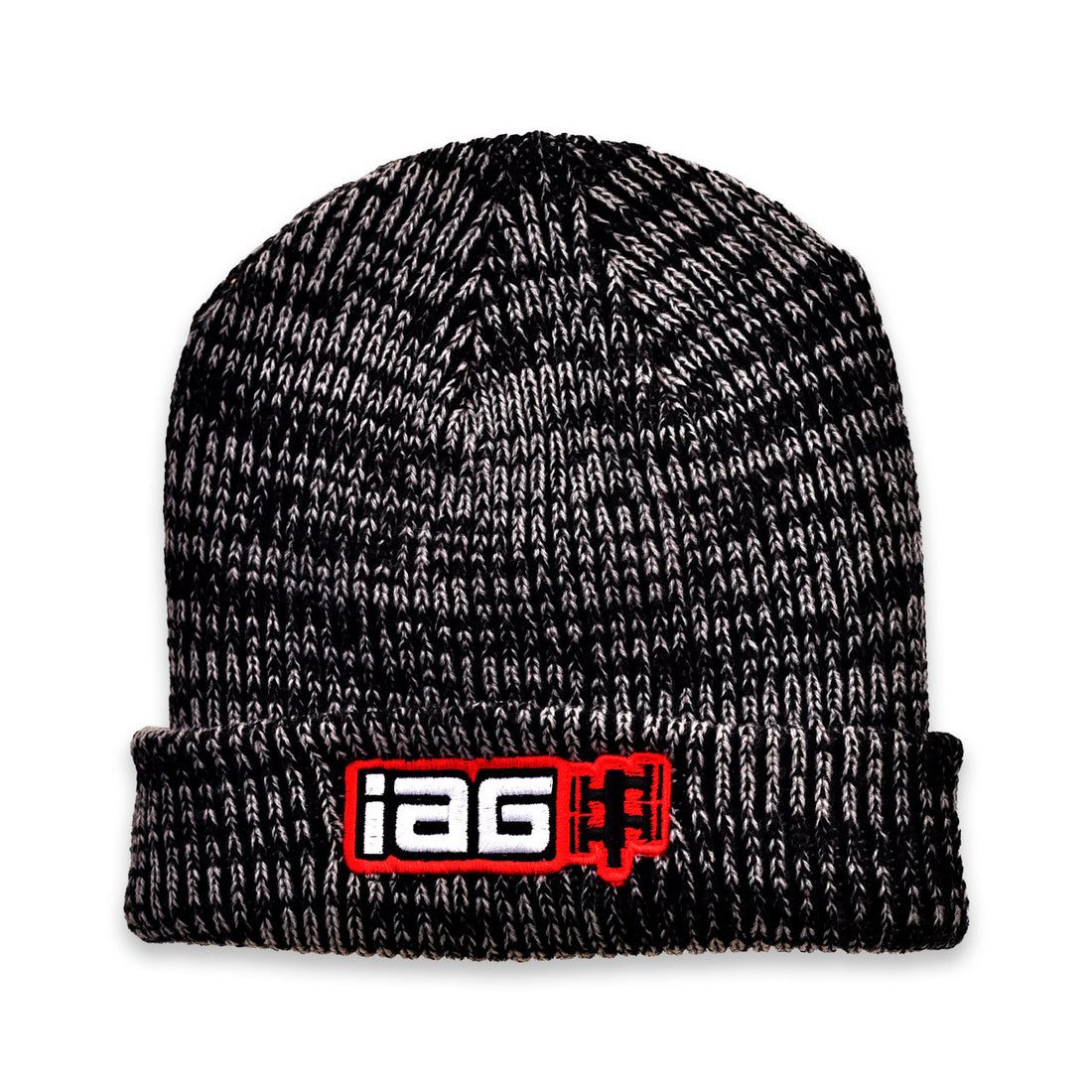IAG IAG Boxer Logo Marled Cuffed Beanie Cap