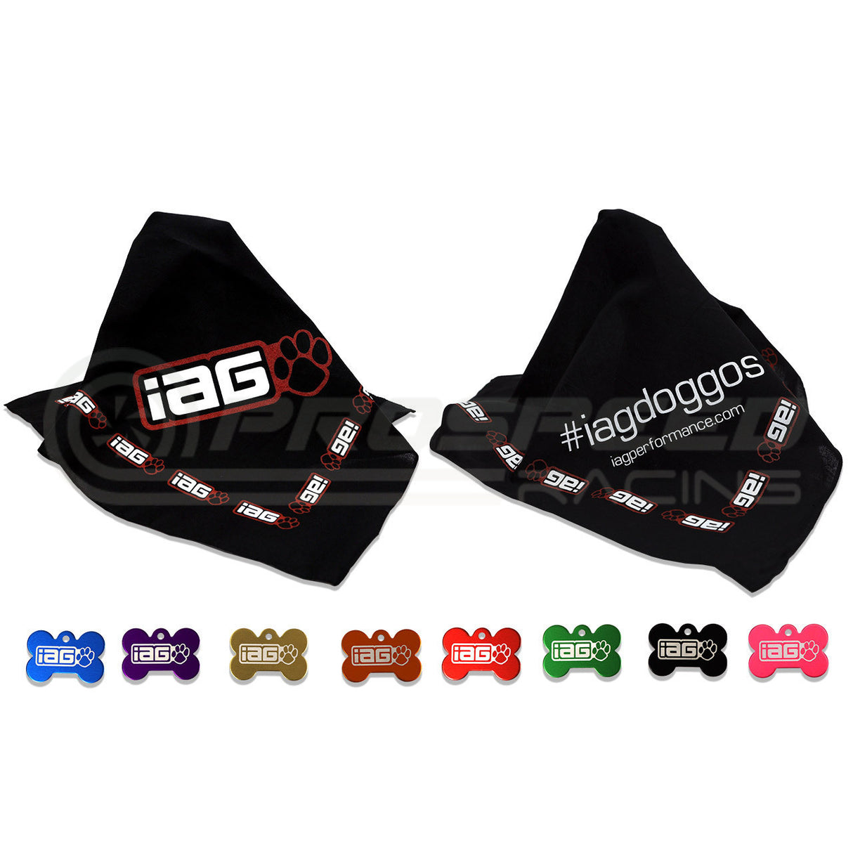 IAG Performance Doggo Swag Pack w/Bandana and Dog Tag IAG-AWS-1005  | Pro Speed Racing