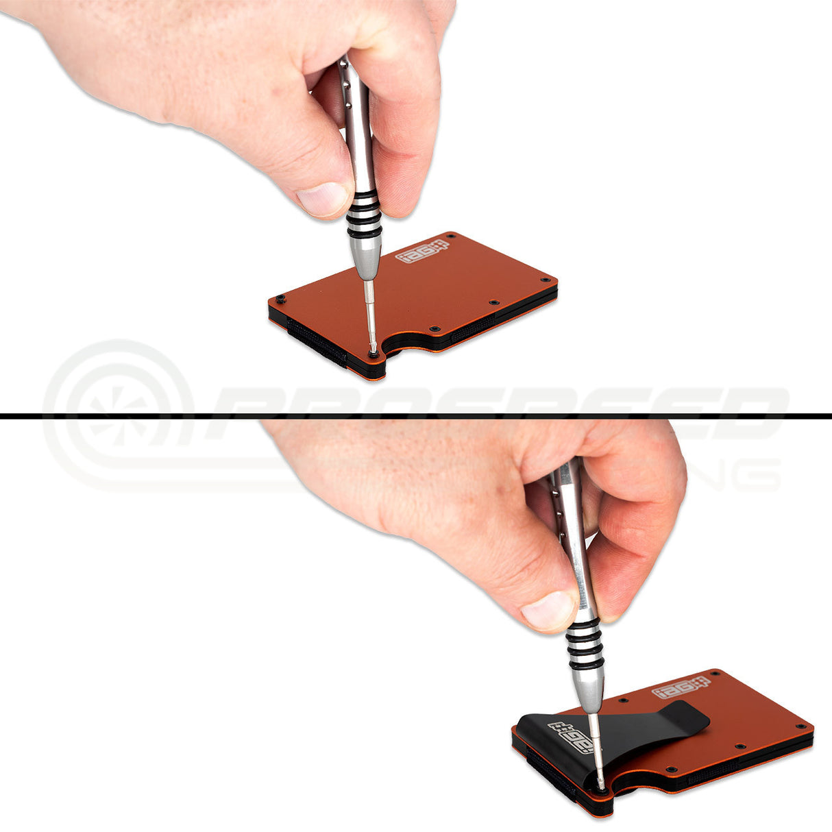 IAG Performance Aluminum Wallet w/Money Clip, Cash Band, and Screwdriver Kit