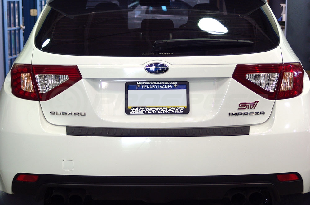 IAG Performance RockBlocker Red/Clear Tail Light Overlay - Subaru WRX/STI 08-14 (Hatch) IAG-BDY-2002