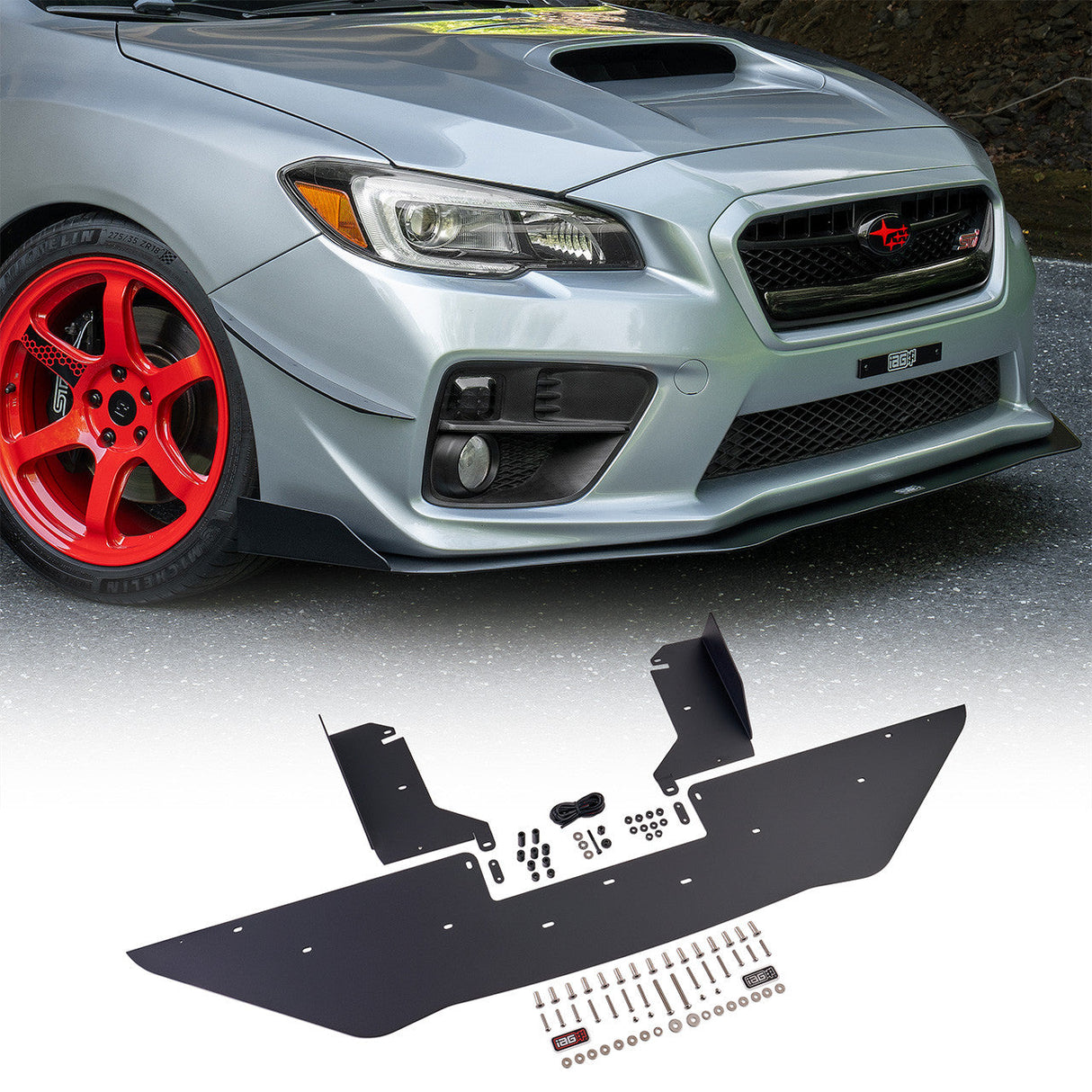 IAG Performance Front Splitter w/ Bent Endplate Winglets