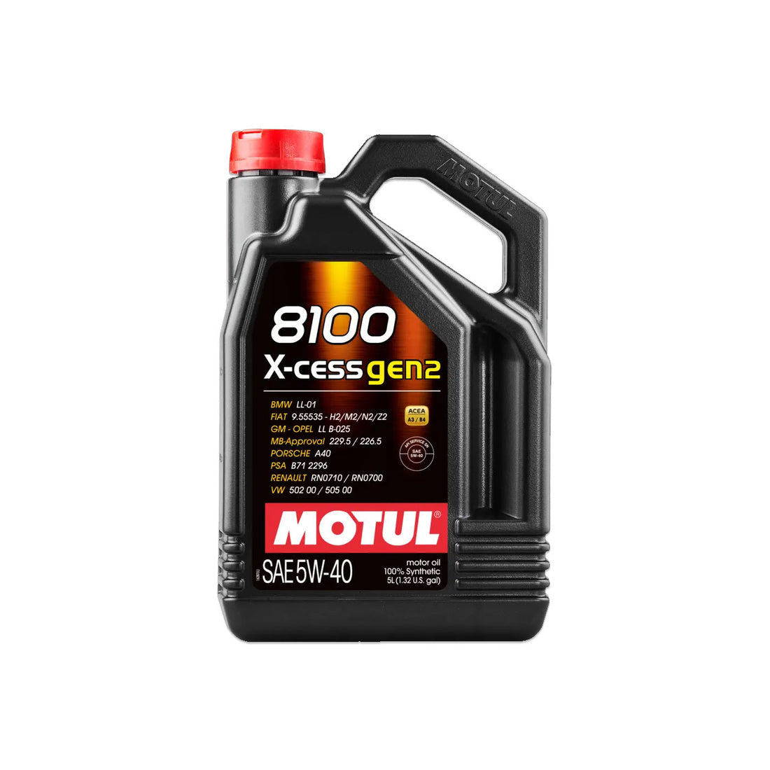 IAG MOTUL 6L 5W40 8100 X-CESS (Built Engine) Oil Change Package
