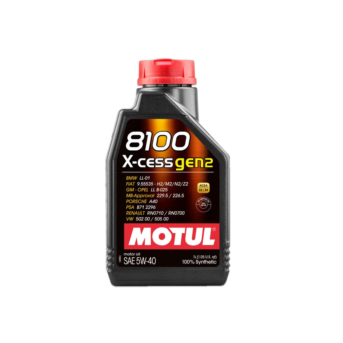 IAG MOTUL 6L 5W40 8100 X-CESS (Built Engine) Oil Change Package