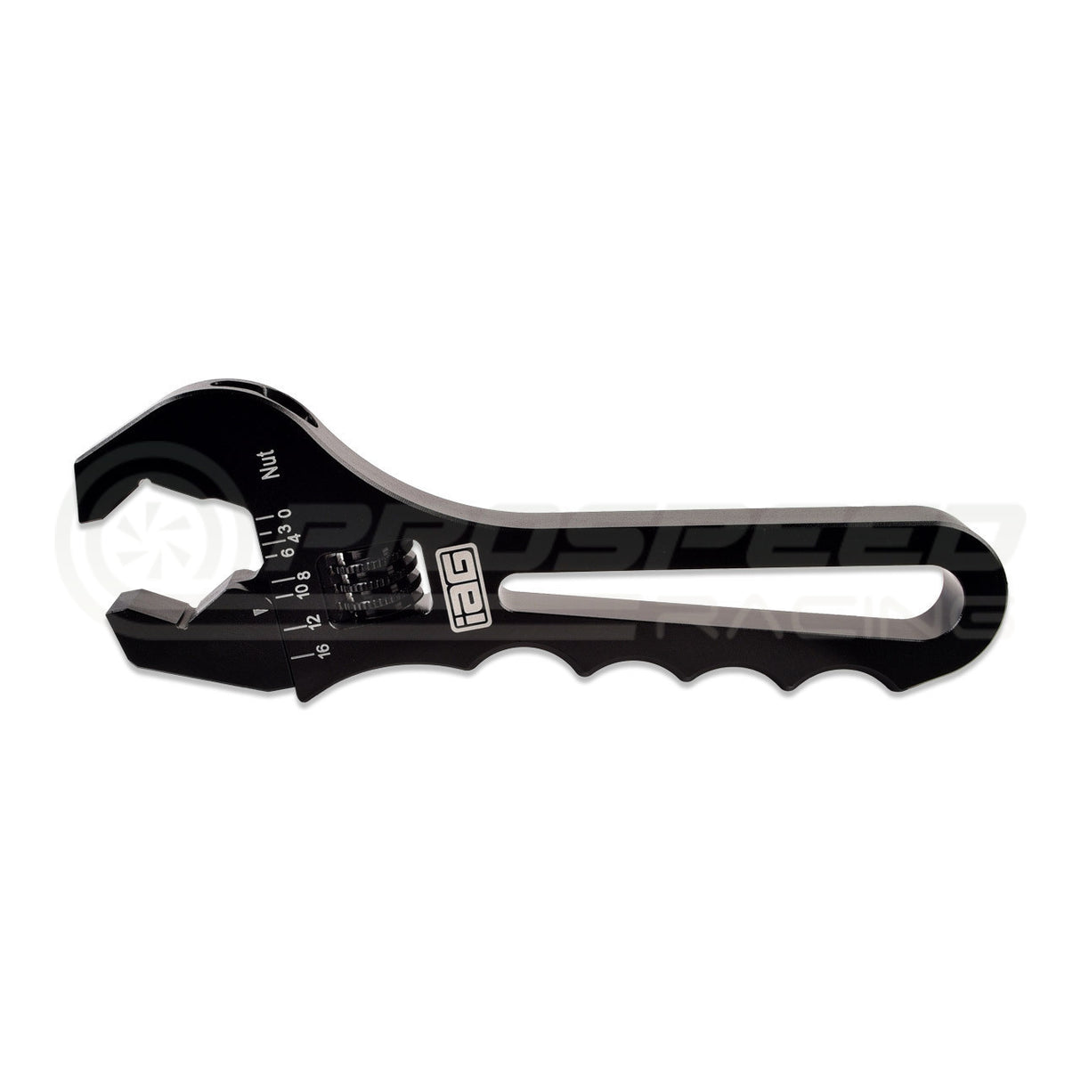 IAG Aluminum Adjustable AN Wrench for 3AN - 16AN Fittings IAG-TLS-0001BK | Pro Speed Racing
