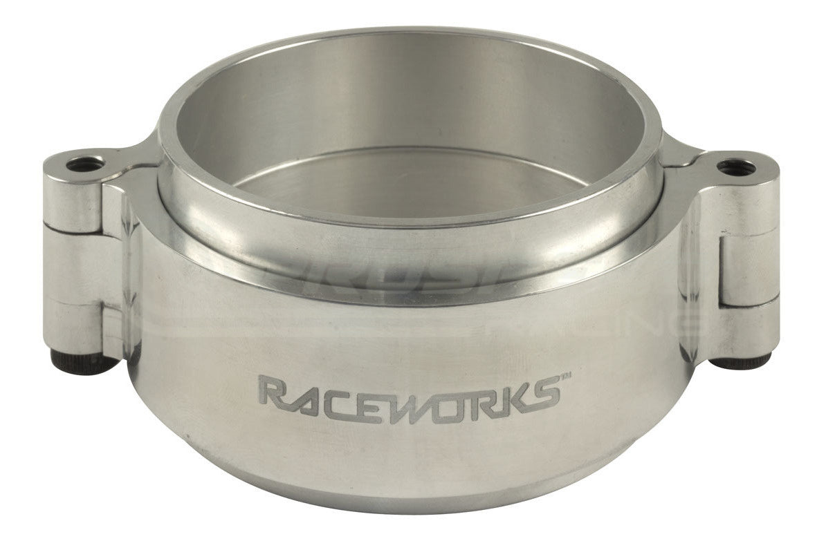 Raceworks Aluminium Clamshell Intercooler Pipe Clamp Polished
