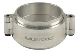 Raceworks Aluminium Clamshell Intercooler Pipe Clamp Polished