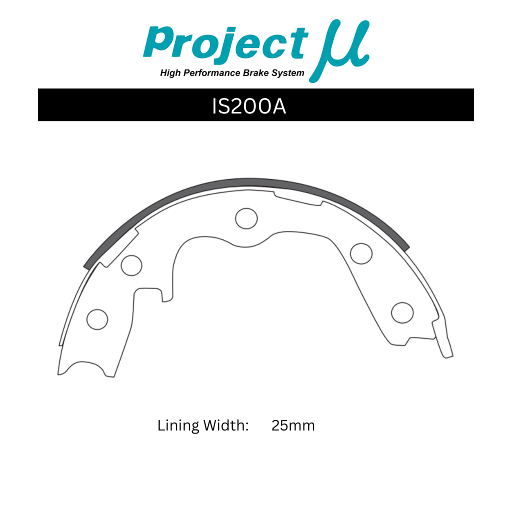 Project Mu Handbrake Shoe Set